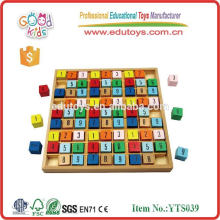 Colorful Number Board Jeux éducatifs Pré-scolaire Éducation en bois Math Learning Toy